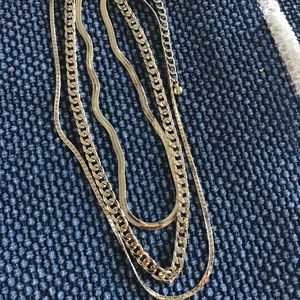 Gold tone necklace White House Black Market